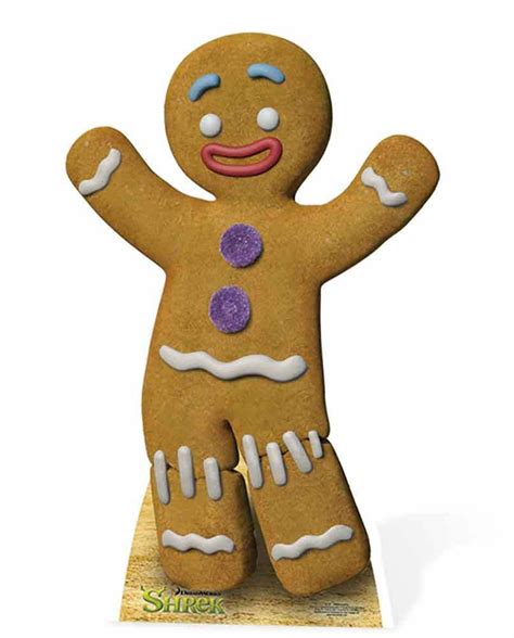 The Gingerbread Man (or Gingy for short) is one of the supporting protagonists in the Shrek franchise. He is based on the fairytale The Gingerbread Man. He is seen in Shrek being tortured about where Shrek and friends were hiding, and in Shrek 2 is seen dancing with Pinocchio, his best friend. He was voiced by Conrad Vernon, who also voiced Rico in the Madagascar franchise. 